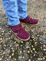 Load image into Gallery viewer, Angelitos Boots - Angelitos Velcro Desert Boots - Burgundy
