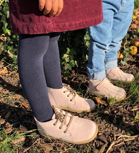 Angelitos Boots - Angelitos Lace up Desert Boots - Pink