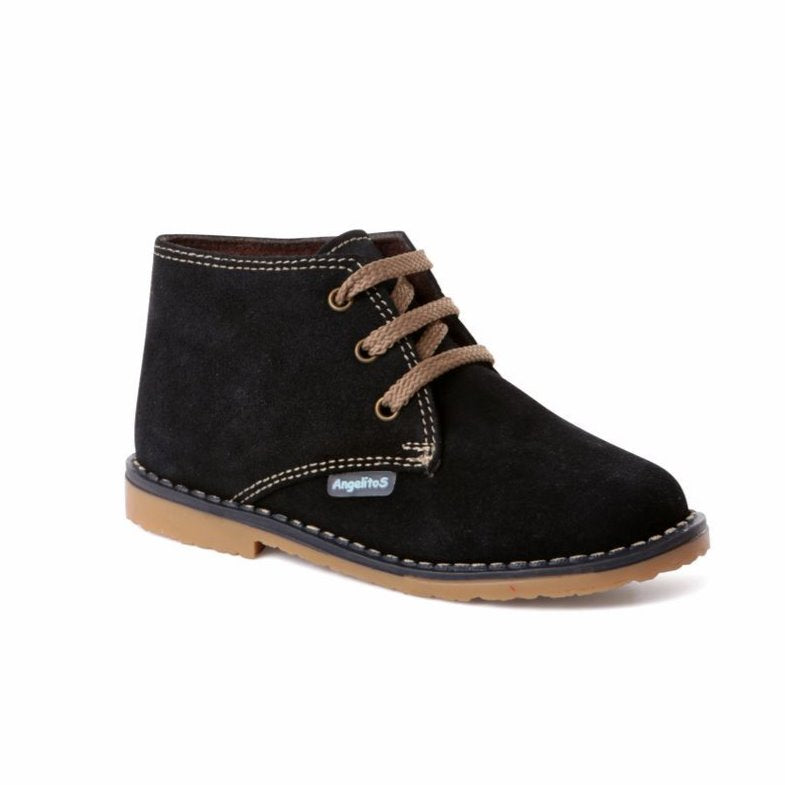 Angelitos Boots - Angelitos Lace up Desert Boots - Navy