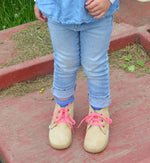 Load image into Gallery viewer, Angelitos Boots - Angelitos Lace up Desert Boots - Camel
