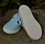 Load image into Gallery viewer, Angelitos T Bar Canvas Shoes - Light Blue
