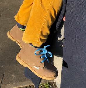 Angelitos Boots - Angelitos Lace up Desert Boots - Tan