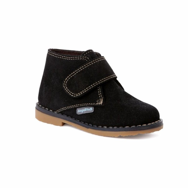 Angelitos Boots - Angelitos Velcro Desert Boots - Navy